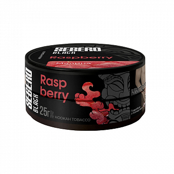 Табак Sebero Black, 25гр "Raspberry / Малина"